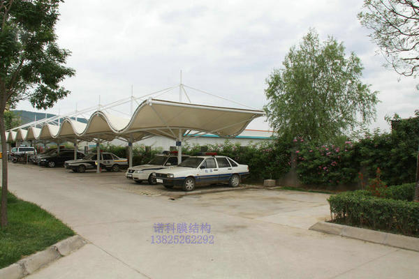 膜結(jié)構(gòu)車棚|膜結(jié)構(gòu)停車場|停車棚設(shè)計(jì)|自行車棚|張拉膜車棚